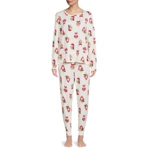 Secret Treasures Women's Long Sleeve PJ set Owls 3X